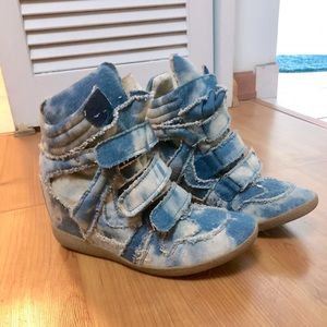 Steve Madden Denim Sneakers, Size 7